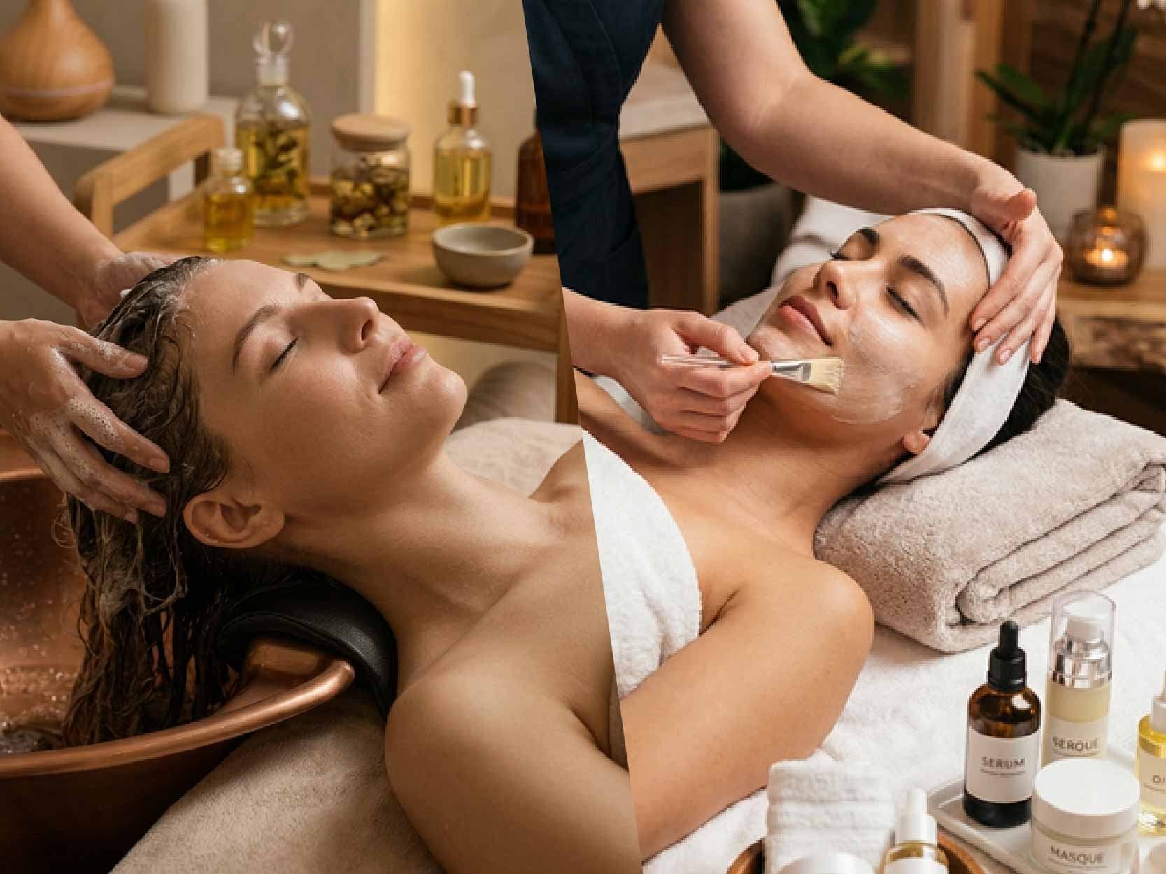 Head Spa + Facial Package
